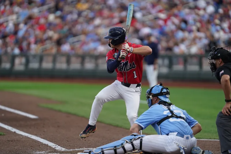 Ole Miss Baseball loses lead in seventh, drops College World Series opener to North Carolina