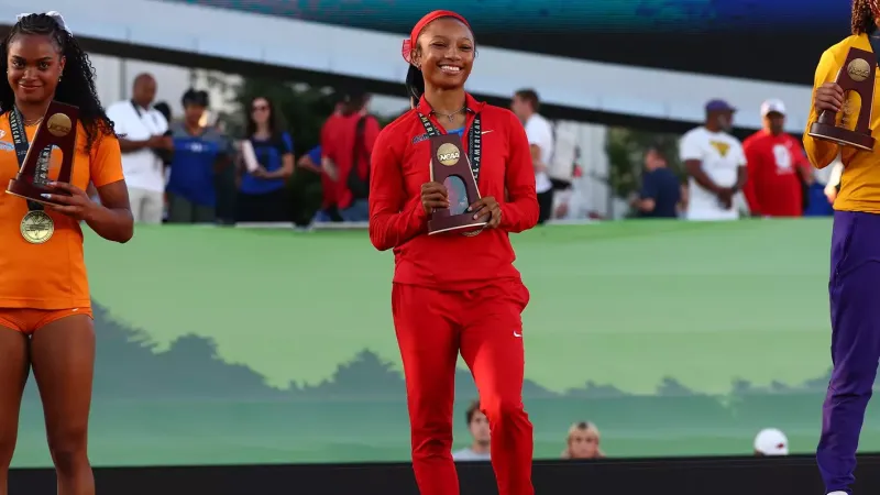 Ole Miss's Alicia Burnett Finishes Fourth in NCAA 100-Meter Final