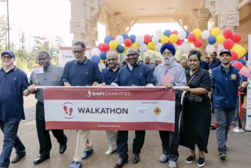 BAPS Charities hosts Spirit of Service Walk-Run