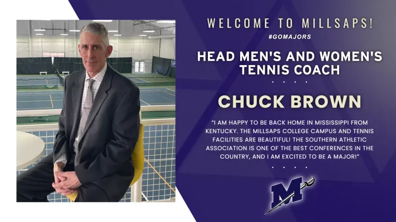 Chuck Brown Named Head Coach of Millsaps Tennis Programs