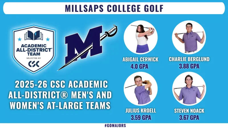Millsaps Golf Student-Athletes Earn CSC All-District Honors