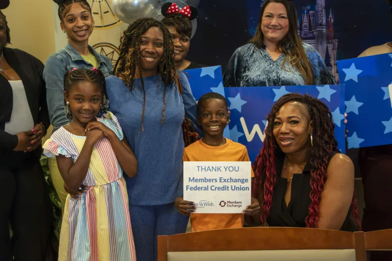 GALLERY -- Make-A-Wish Mississippi and Members Exchange Federal Credit Union surprised Jessie Fields with a wish reveal celebration ahead of his upcoming trip to Disney...