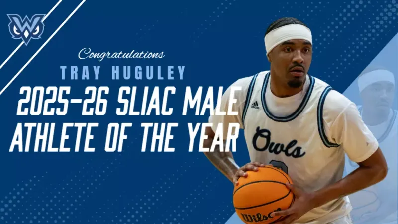 Tray Huguley Named SLIAC Male Athlete of the Year