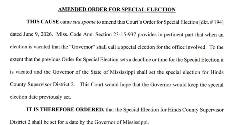 On Second Thought, About That Special Election
