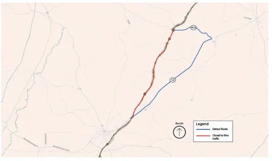 Natchez Trace Parkway to Close 15-Mile Section for Major Road Rehabilitation Project: Attala and Choctaw Counties Impacted