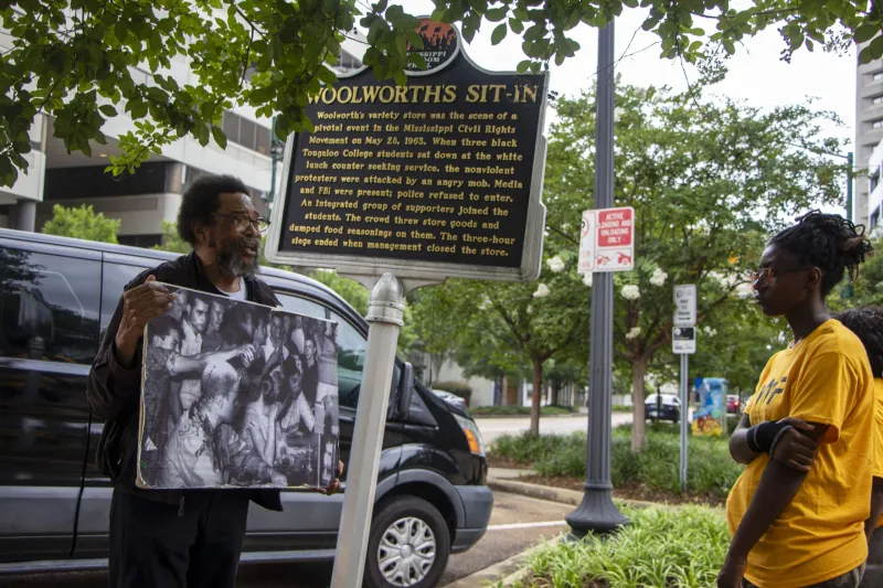GALLERY -- Students participating in the Jackson Black History Tour recently took a powerful journey through the city's Civil Rights history during "Walking in the Footsteps...