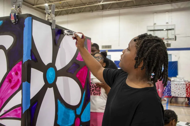 GALLERY -- More than 100 local youth from the Boys & Girls Club of Jackson participated in a unique public art initiative connected to America's upcoming 250th...