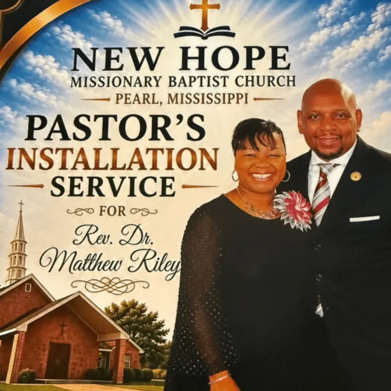 New Hope Baptist Church in Pearl installs Rev. Dr. Matthew Riley