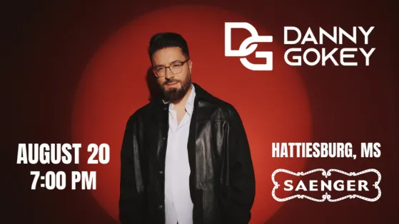 Hattiesburg Saenger Theater Presents "An Evening with Danny Gokey" August 20