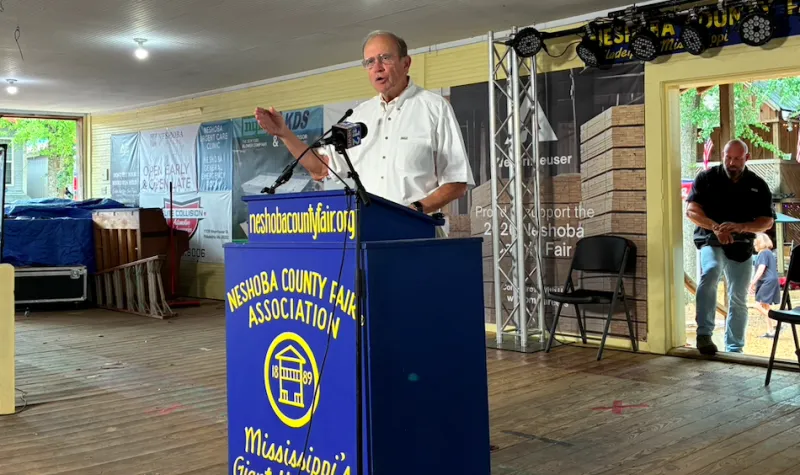 Hosemann harps on education, outlines redistricting agenda at Neshoba County Fair