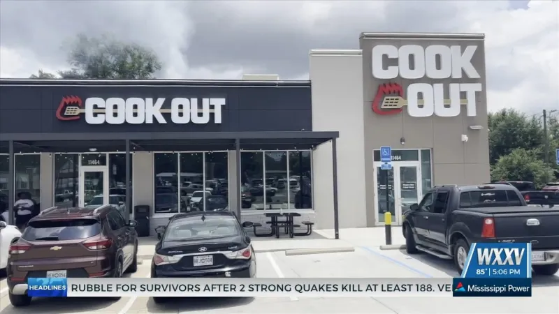Cook Out officially open in Gulfport