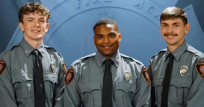 Amory fire chief recognizes 3 new fire academy graduates
