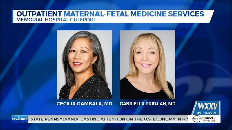 Memorial Hospital Gulfport launches outpatient maternal-fetal medicine services for high risk pregnancies