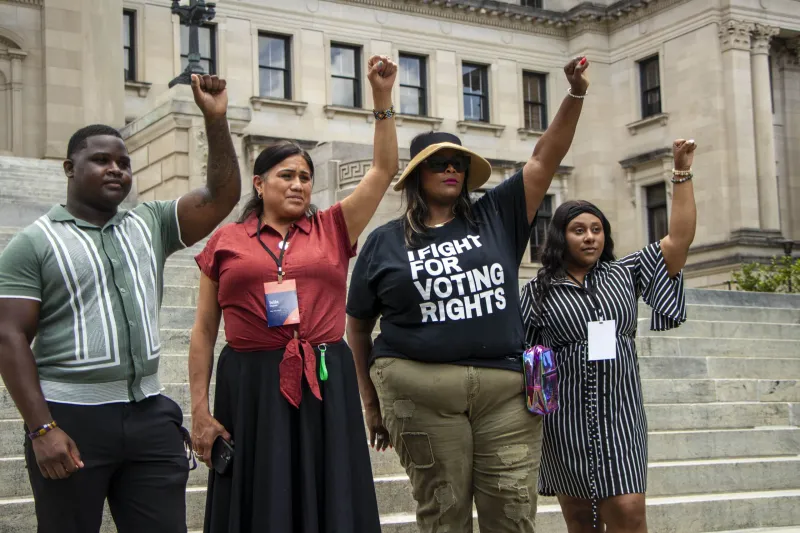 GALLERY -- Community members gathered at the Mississippi State Capitol for the "All of U.S." voter mobilization event, an initiative focused on encouraging...