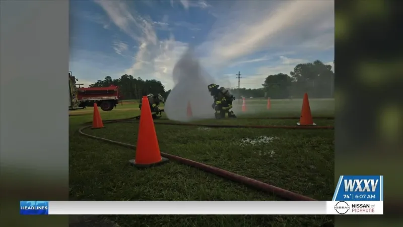 North Pearl River County Fire and Rescue hold training day