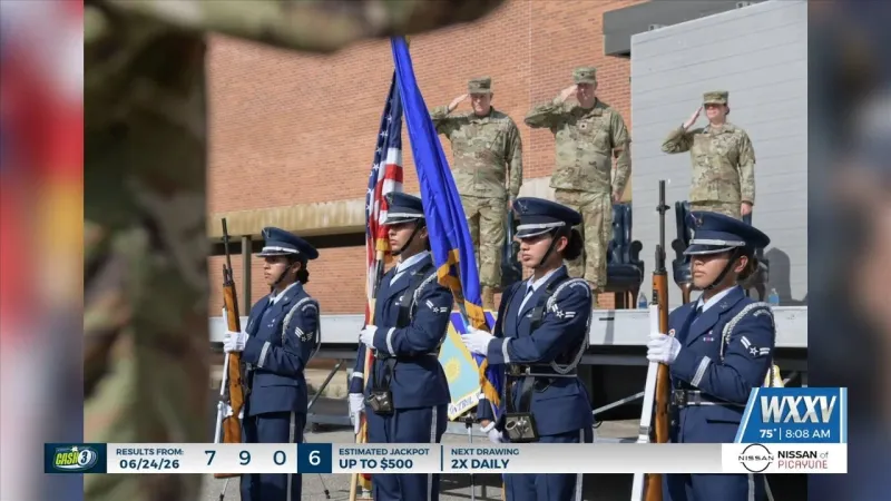 Squadron transition takes place for one unit at Keesler Air Force Base