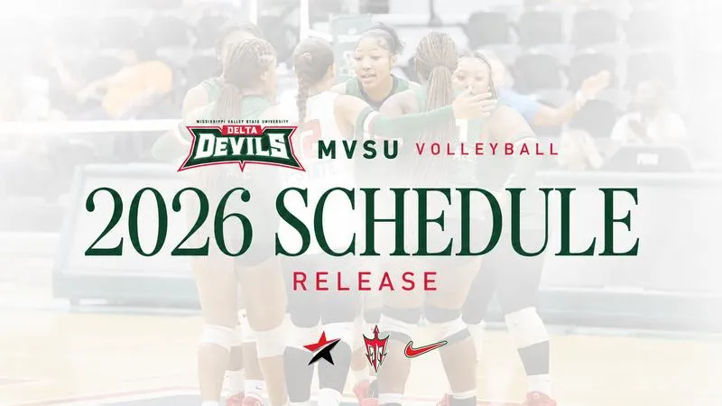 MVSU Athletics Releases 2026 Volleyball Schedule