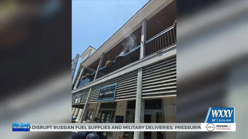Pass Christian fire crews respond to planter fire at local business