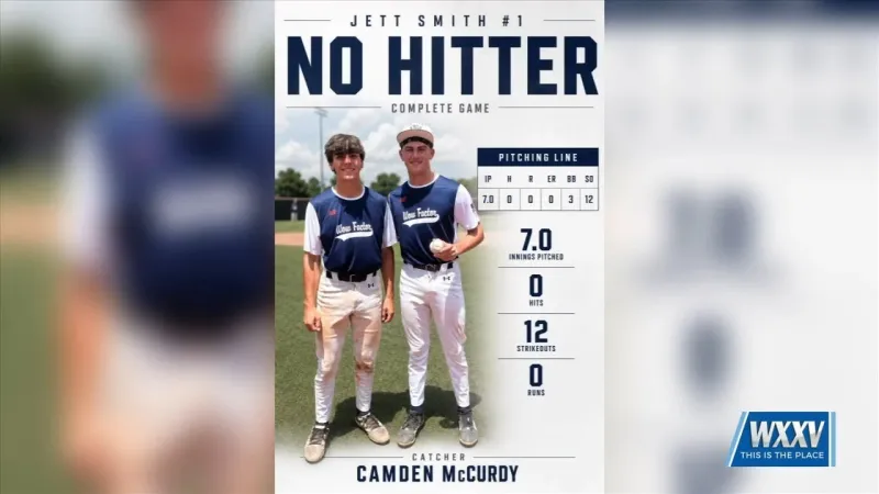 Poplarville's Jett Smith throws no-hitter in Hoover summer tournament