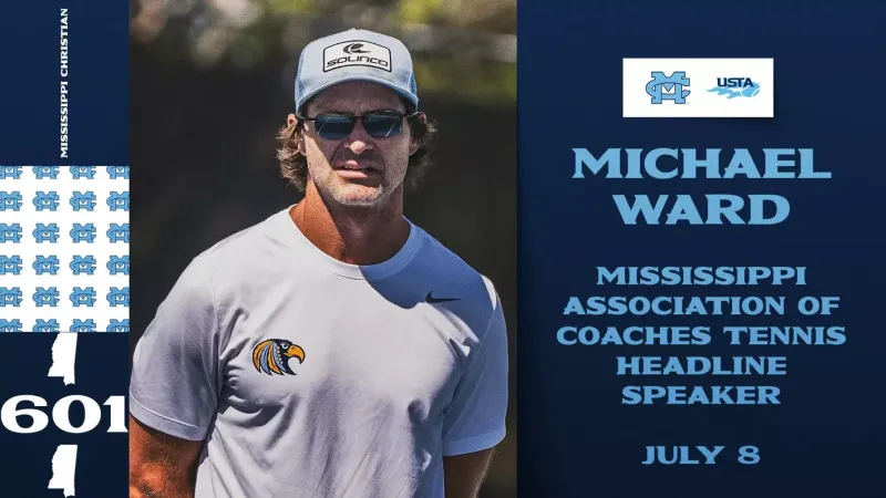 Michael Ward to Lead Mississippi Coaches Tennis Clinic in 2026