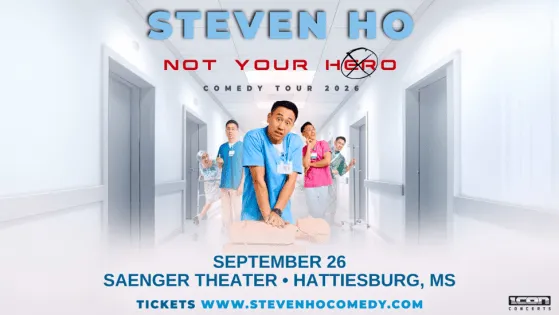 Steven Ho Brings the "Not Your Hero Tour" to the Hattiesburg Saenger Theater September 26