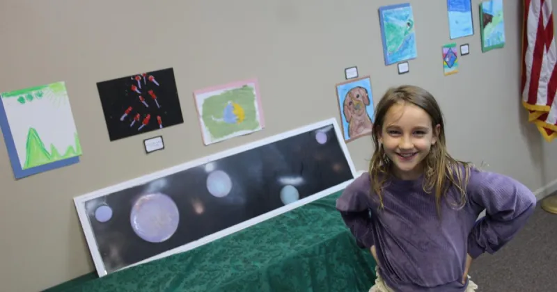 Yearlong homeschool art lessons conclude with exhibit