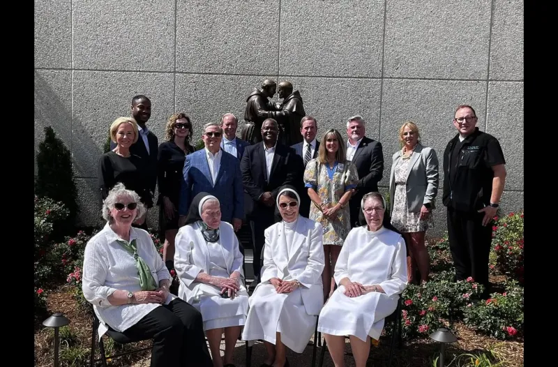 FMOL Health | St. Dominic unveils statue celebrating shared Franciscan and Dominican legacy during 80th anniversary year