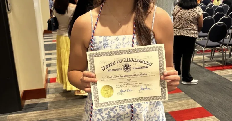 Fulton student attends Magnolia Girls State
