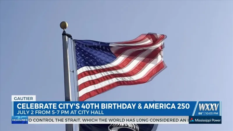 Gautier to celebrate 40th anniversary and America 250 with birthday bash