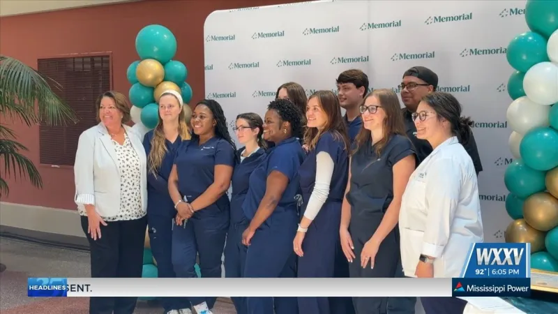 Memorial Hospital in Gulfport celebrates first nursing residency cohort graduates