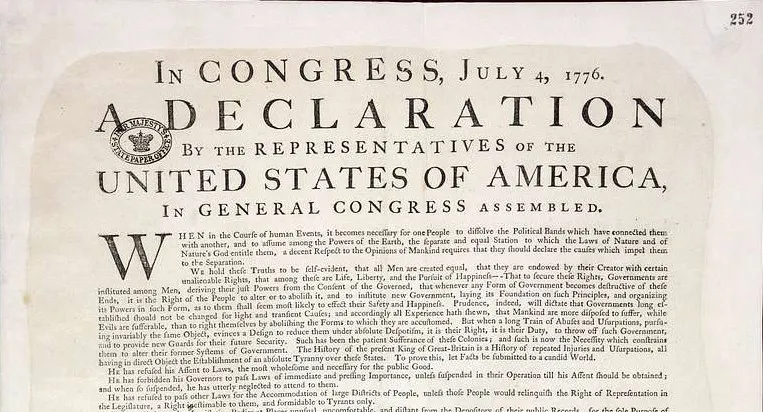 Copy of Declaration of Independence seized by British in 1776 unearthed, along with the story of its owner