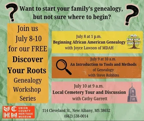 Museum offers free Geneaology Workshop to public