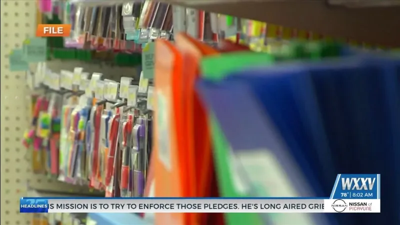 Mississippi Sales Tax Holiday returns for back-to-school shoppers