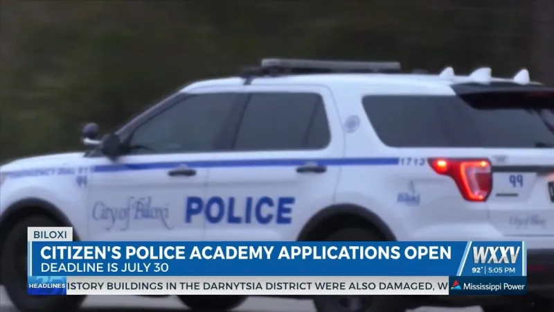 Applications open for Biloxi Citizen's Police Academy