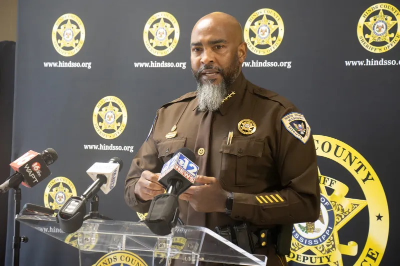GALLERY -- Hinds County Sheriff Tyree Jones addressed the death of 18 year old detainee Mielun Butler during a news conference