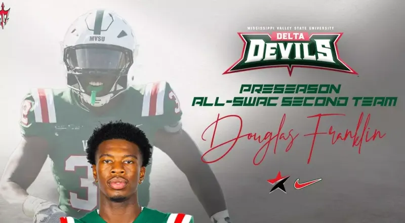 Mississippi Valley State Linebacker Douglas Franklin Named to SWAC Preseason All-Conference Team