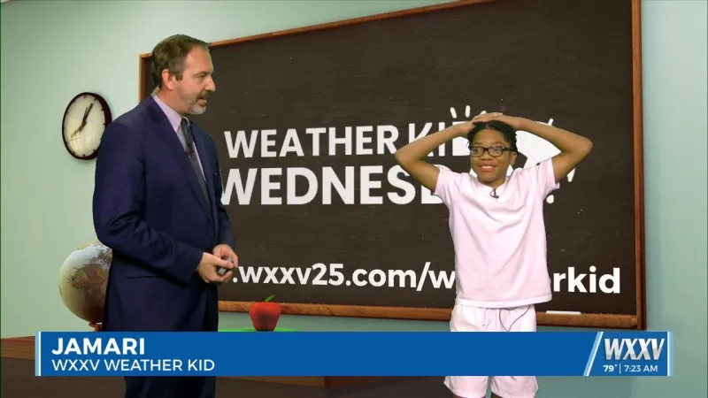 07/08 Jamari's "Weather Kid" Wednesday Forecast