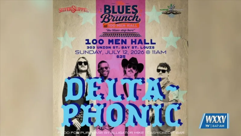 Blues Brunch at 100 Men Hall featuring Deltaphonic