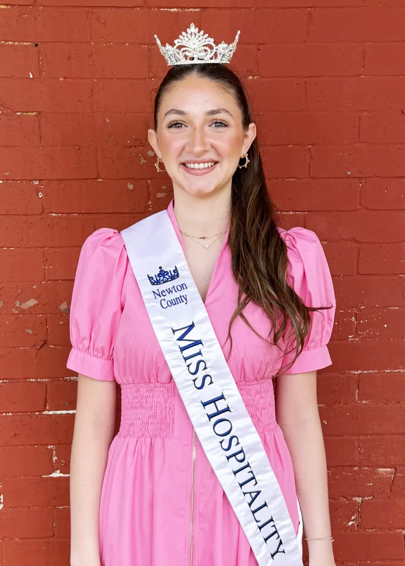 Newton County Miss Hospitality Mary Lee Gregory Set to Compete at State Competition