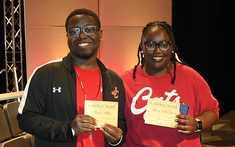 Allen awarded 'Gold Key' by Jones College