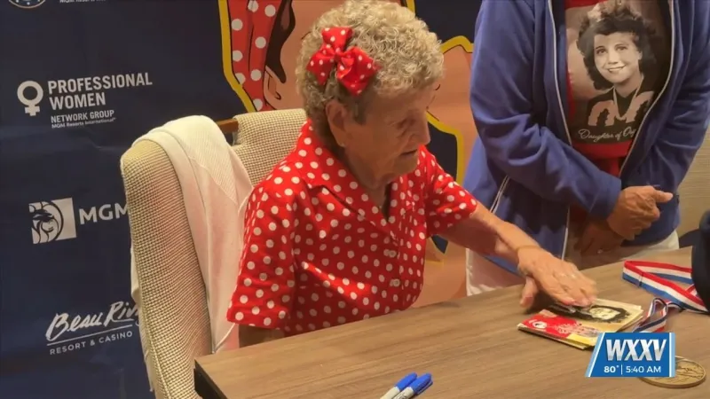 Original Rosie the Riveter shares her story of service in WWII at the Beau Rivage
