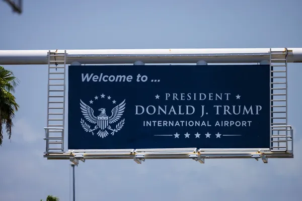 South Florida's Palm Beach airport renamed President Donald J. Trump International