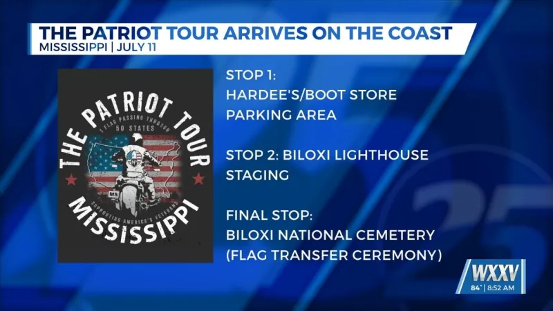 Patriot Tour scheduled to stop Mississippi