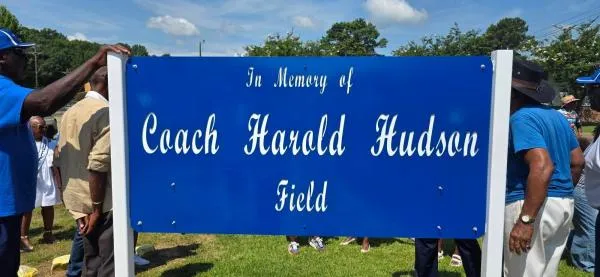 Field near Eiland Middle named in honor of Coach Harold Hudson