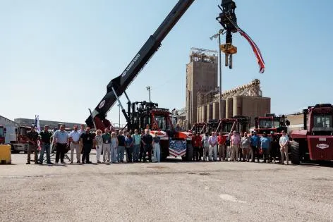 Taylor Machine Works, Inc. presents commemorative Model XH360L Truck