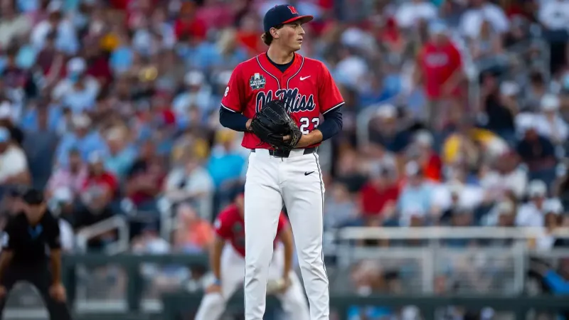 Ole Miss Pitcher Hudson Calhoun Drafted by Texas Rangers in Fourth Round of 2026 MLB Draft