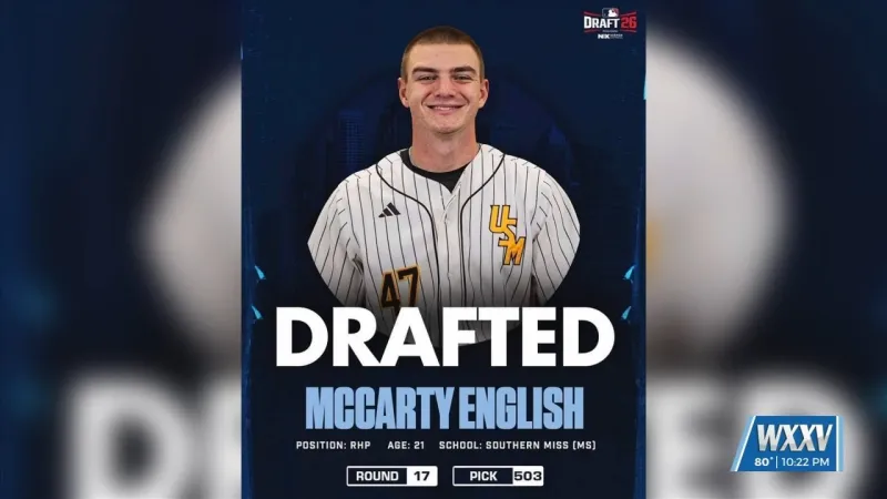 Ocean Springs' McCarty English reflects on journey to Tampa Bay Rays draft selection