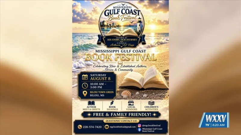 From Grief to Purpose: Mississippi Gulf Coast Book Festival brings community together