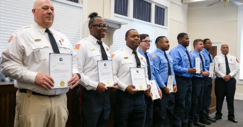 Multiple Laurel firefighters promoted