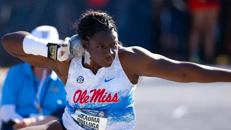 Ole Miss Track & Field's Akaoma Odeluga Named CSC Academic All-American